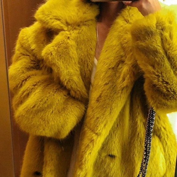 Jackets & Blazers - Korean brand yellow coat